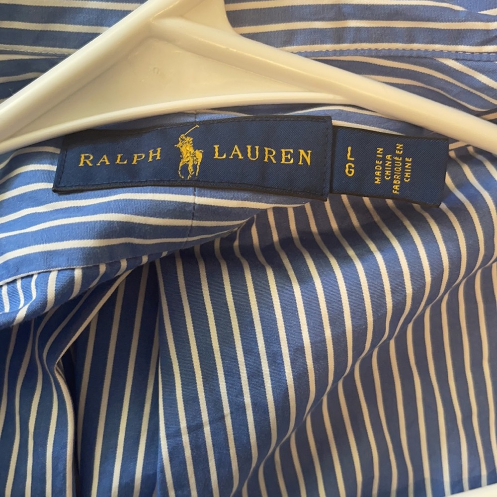 Ralph Lauren polo dress shirt size large - Picture 3 of 3